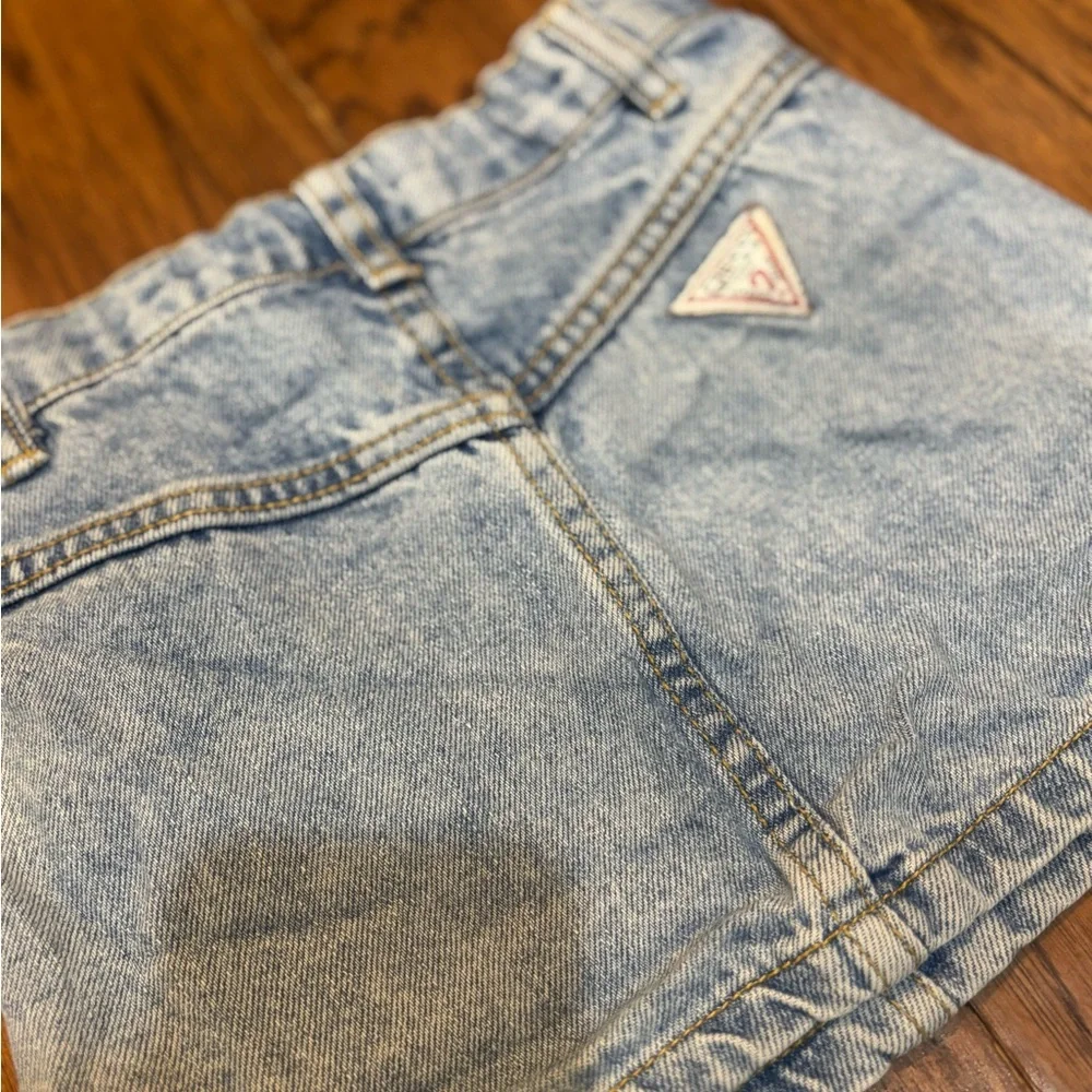 Vintage Guess Toddler Denim Skirt 24 Months